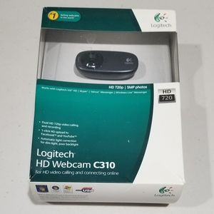 Logitech C310 HD Black Webcam 720p